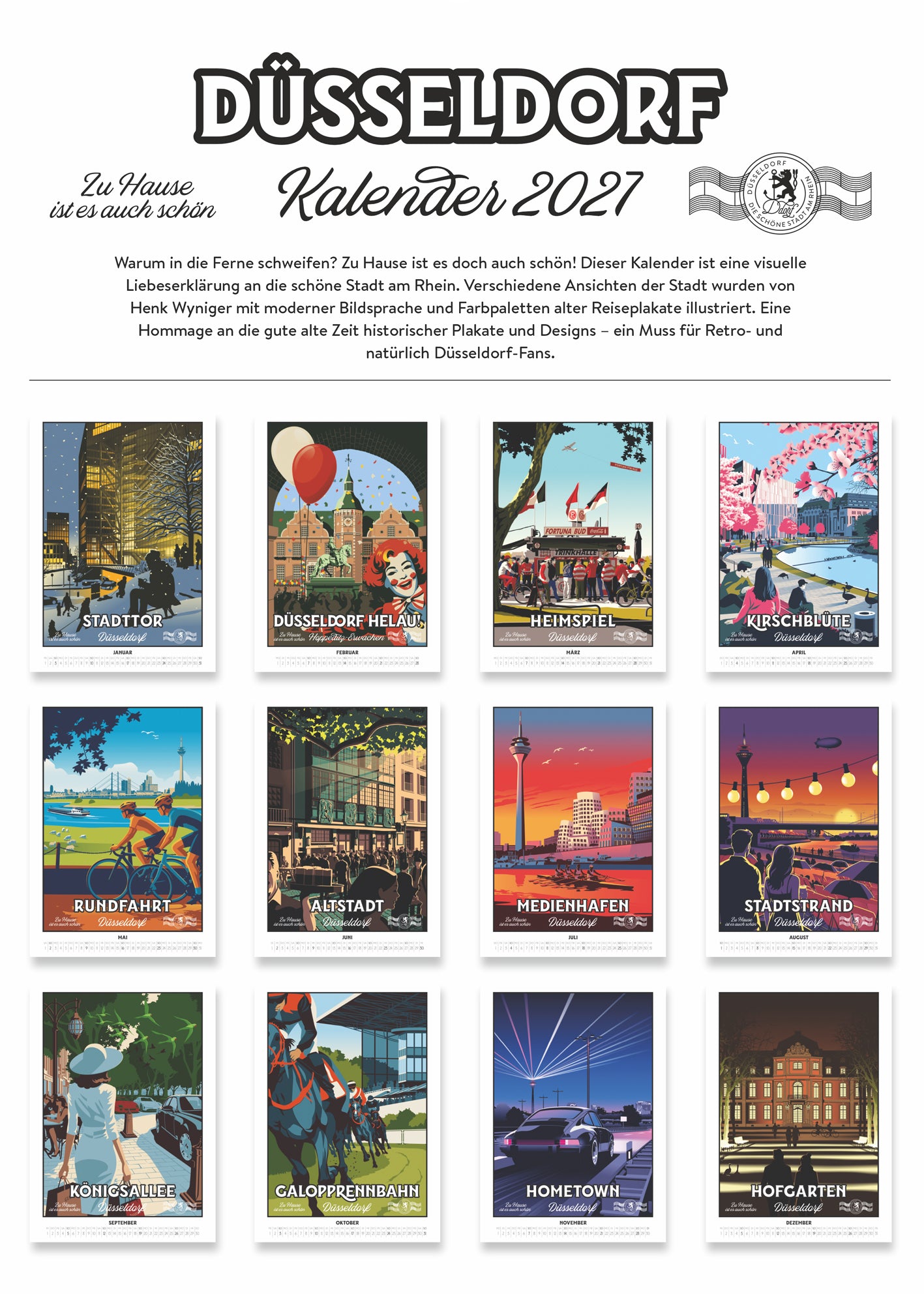 Düsseldorf Kalender 2027