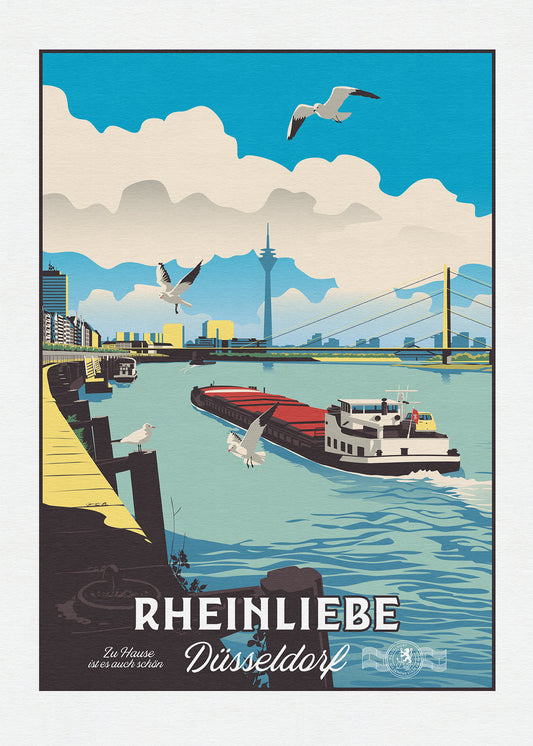 Düsseldorf am Rhein oder Rheinliebe