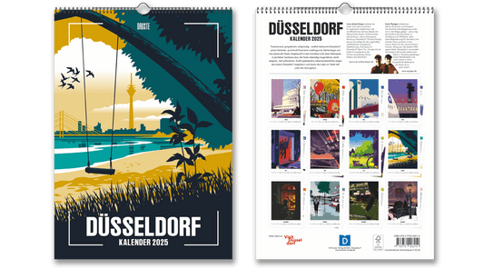 DÜSSELDORF KALENDER 2025 - Zu Hause ist es auch schön