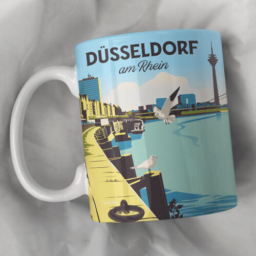 Düsseldorf Tassen - Zu Hause ist es auch schön