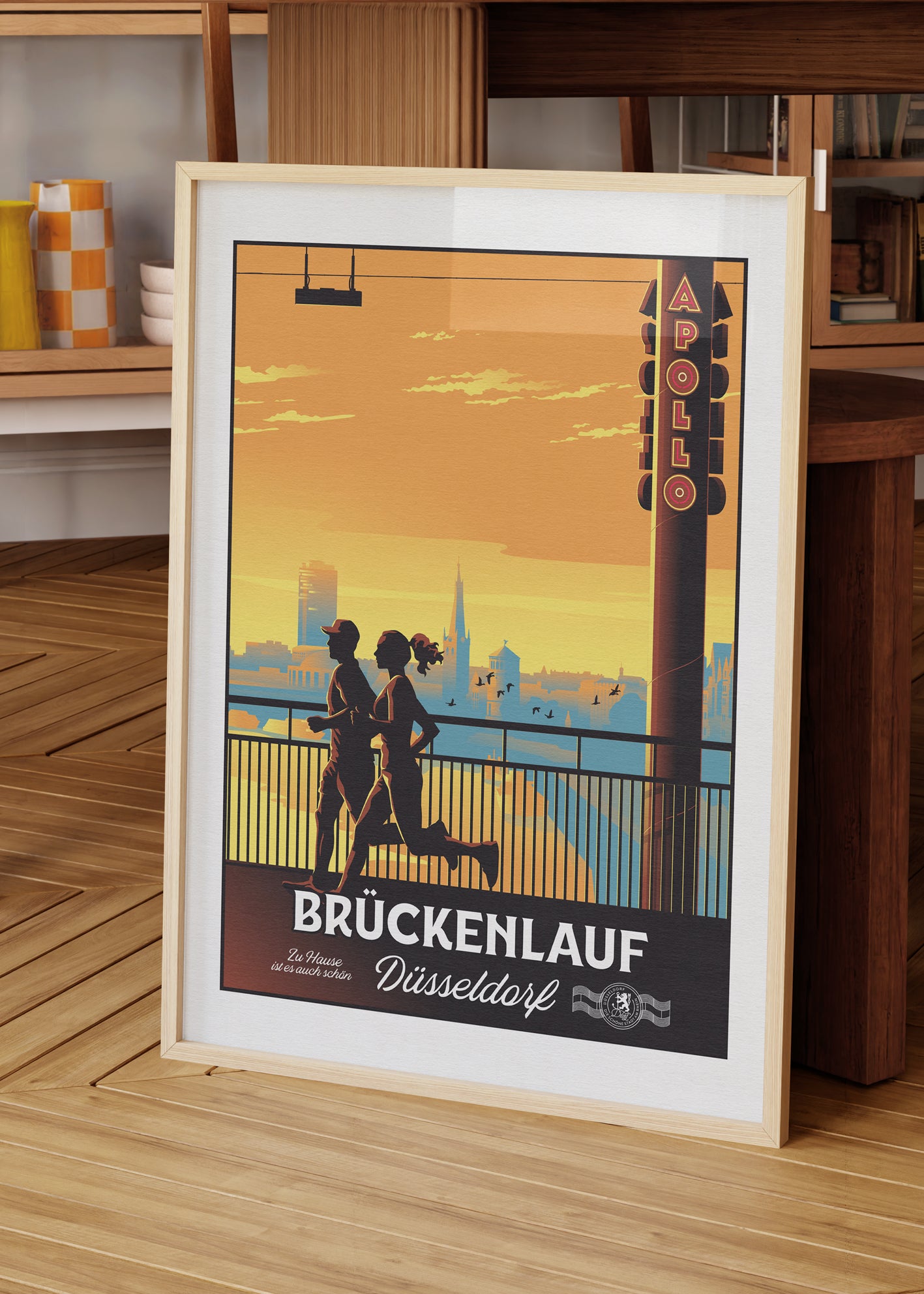 Brückenlauf - Zu Hause ist es auch schön