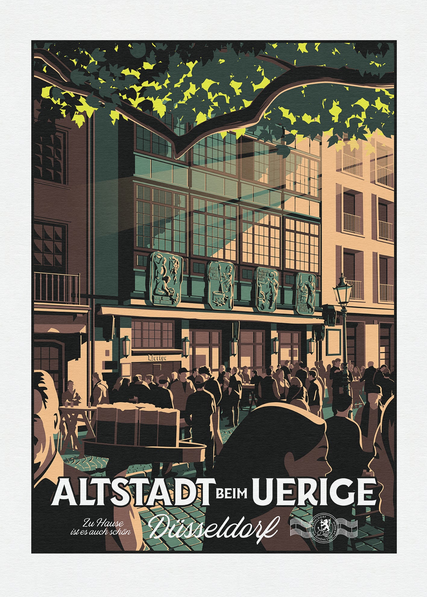 Altstadt beim Uerige - Zu Hause ist es auch schön