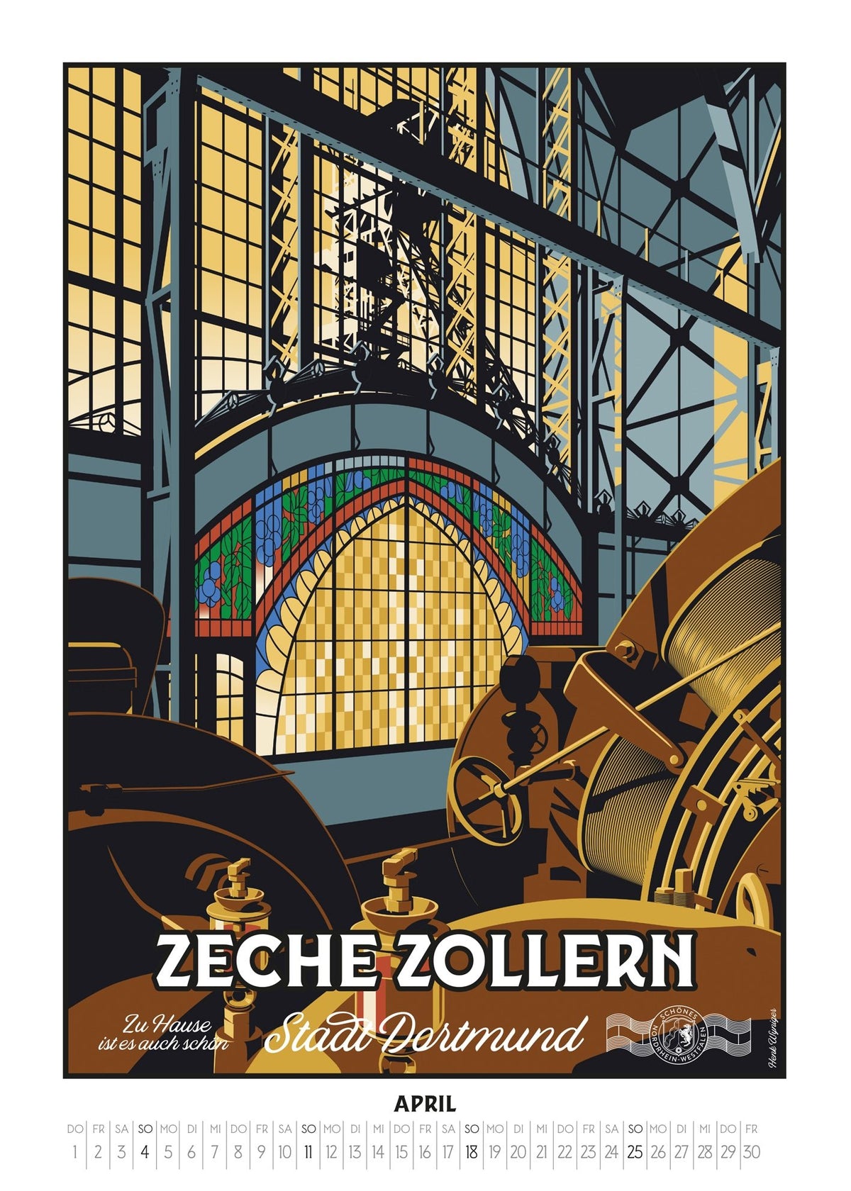 Metropole Ruhr Kalender 2027 - Zu Hause ist es auch schön