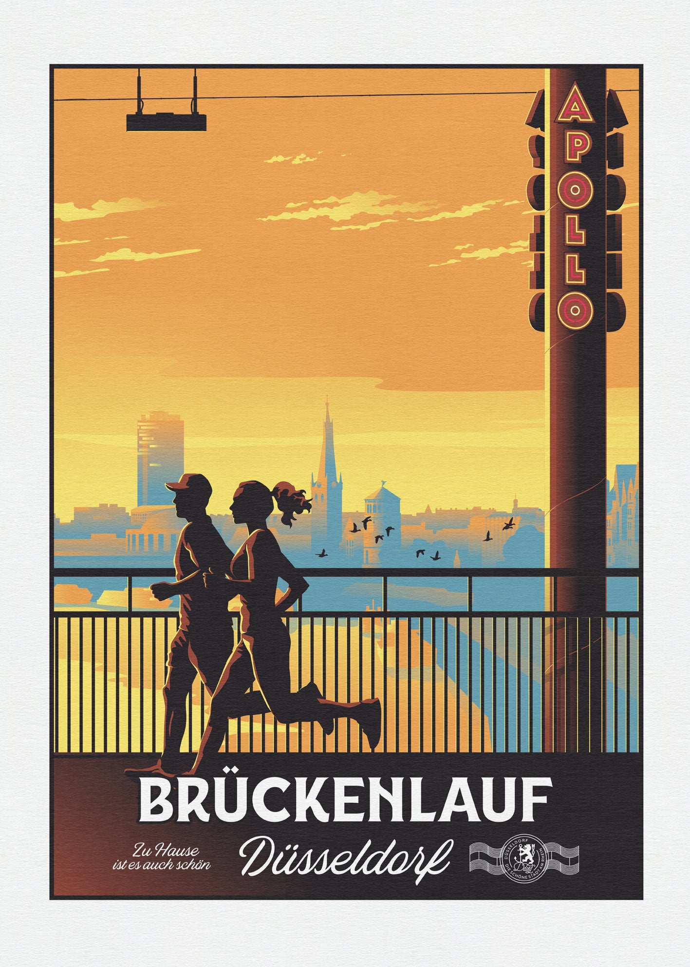 Brückenlauf - Zu Hause ist es auch schön