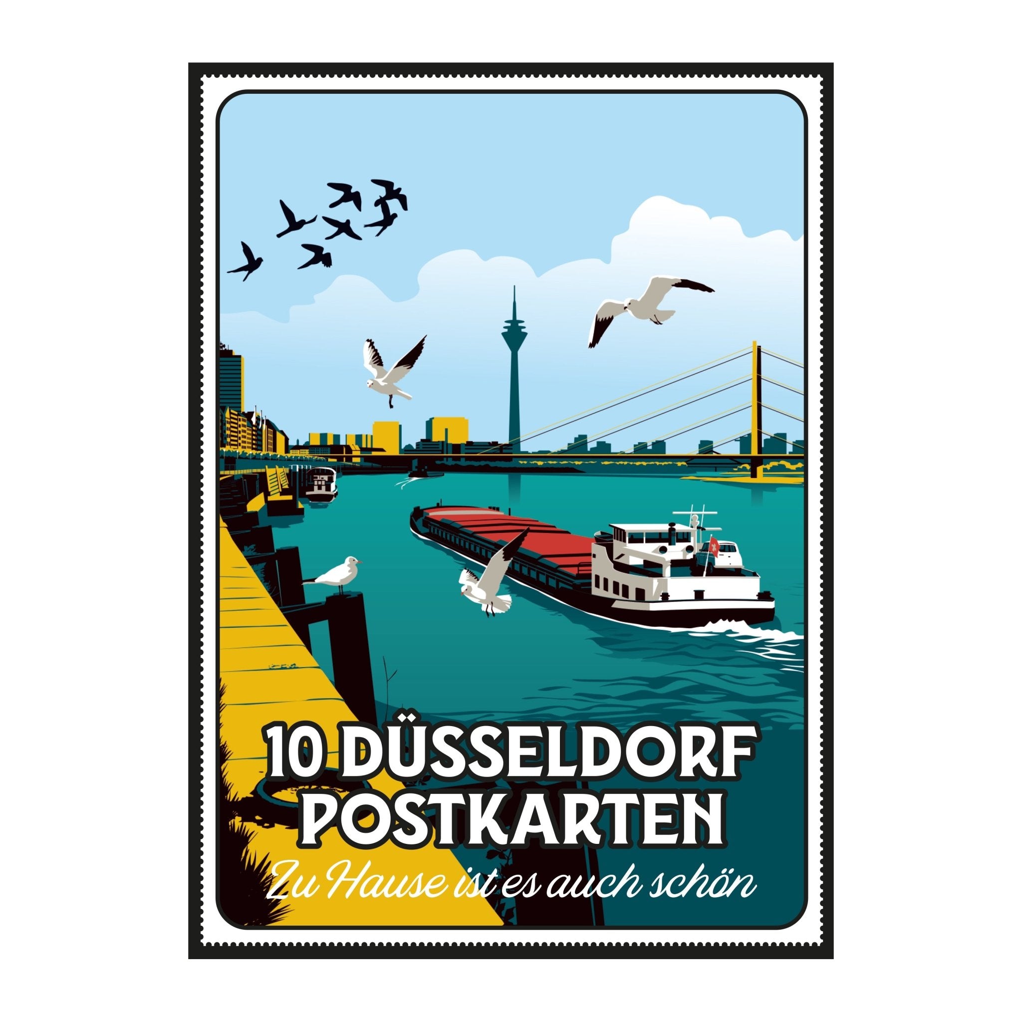 Postkartenbuch Düsseldorf - Zu Hause ist es auch schön
