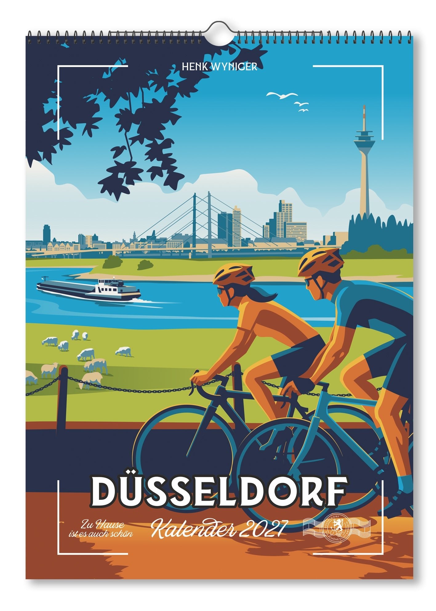 Düsseldorf Kalender 2027 - Zu Hause ist es auch schön