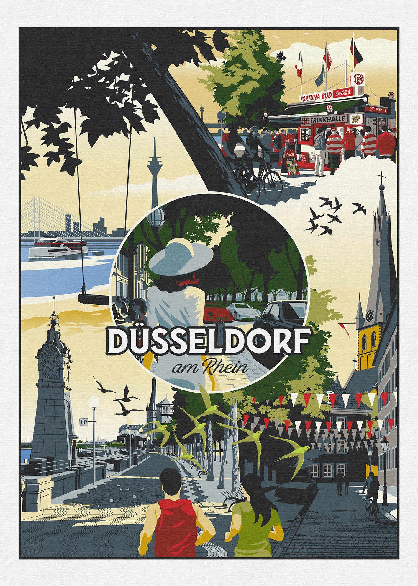 Düsseldorf am Rhein (Edition 1 ) - Zu Hause ist es auch schön