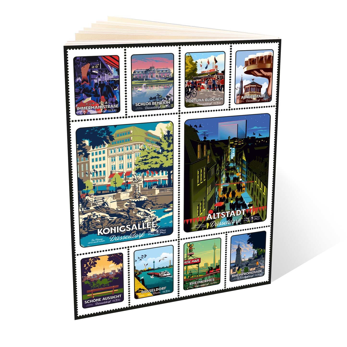 10 Düsseldorf Postkarten