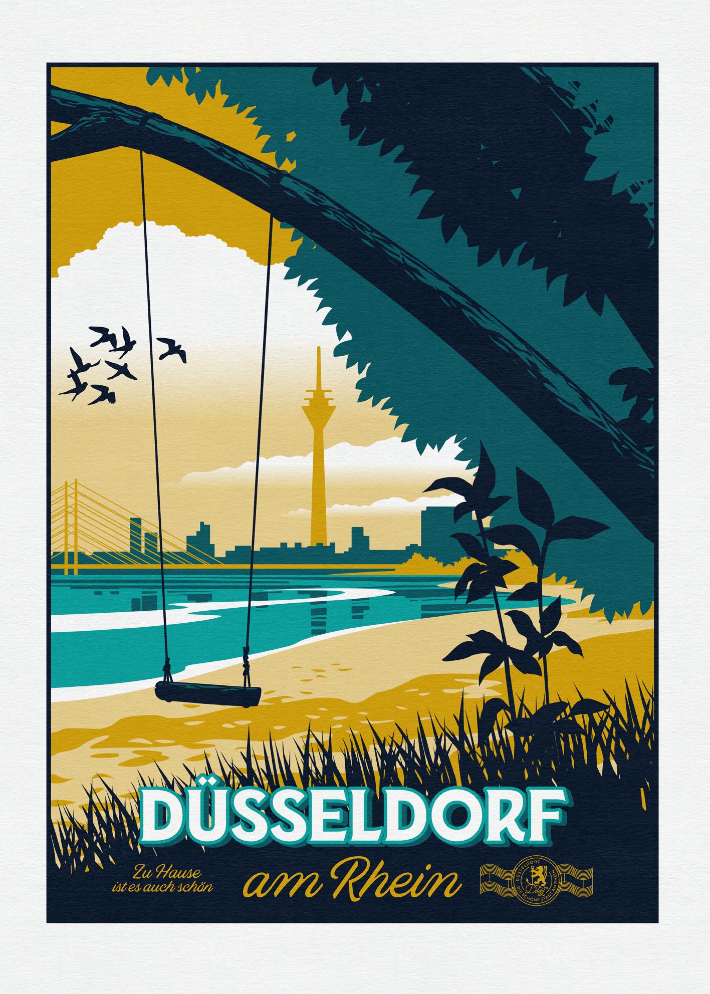 Paradiesstrand oder Düsseldorf - Zu Hause ist es auch schön