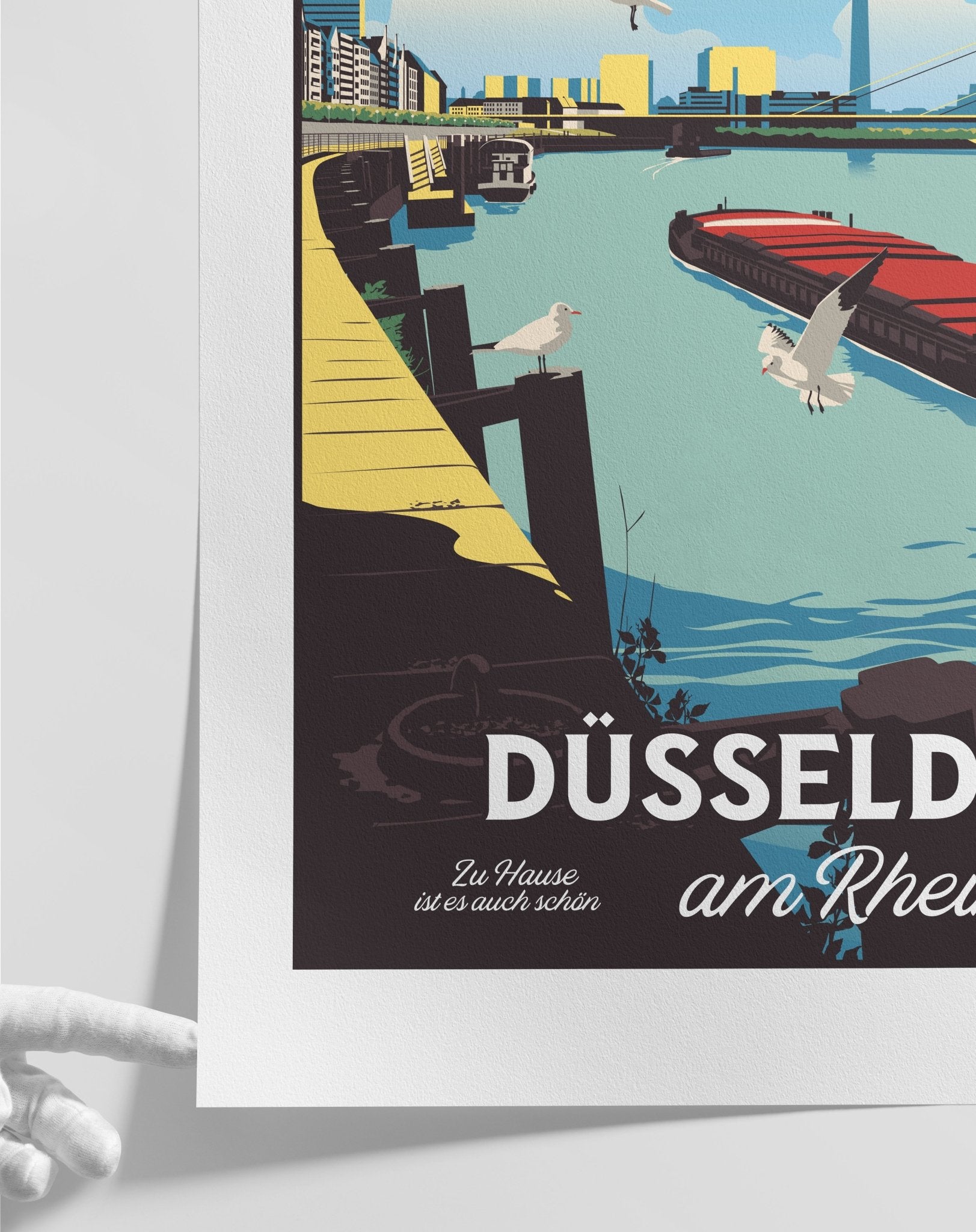 Düsseldorf am Rhein oder Rheinliebe - Zu Hause ist es auch schön