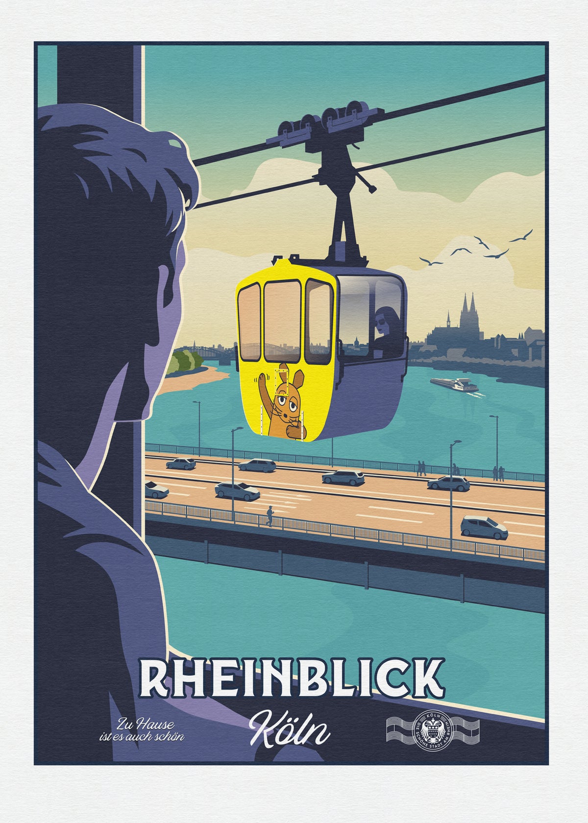 Rheinblick - Zu Hause ist es auch schön