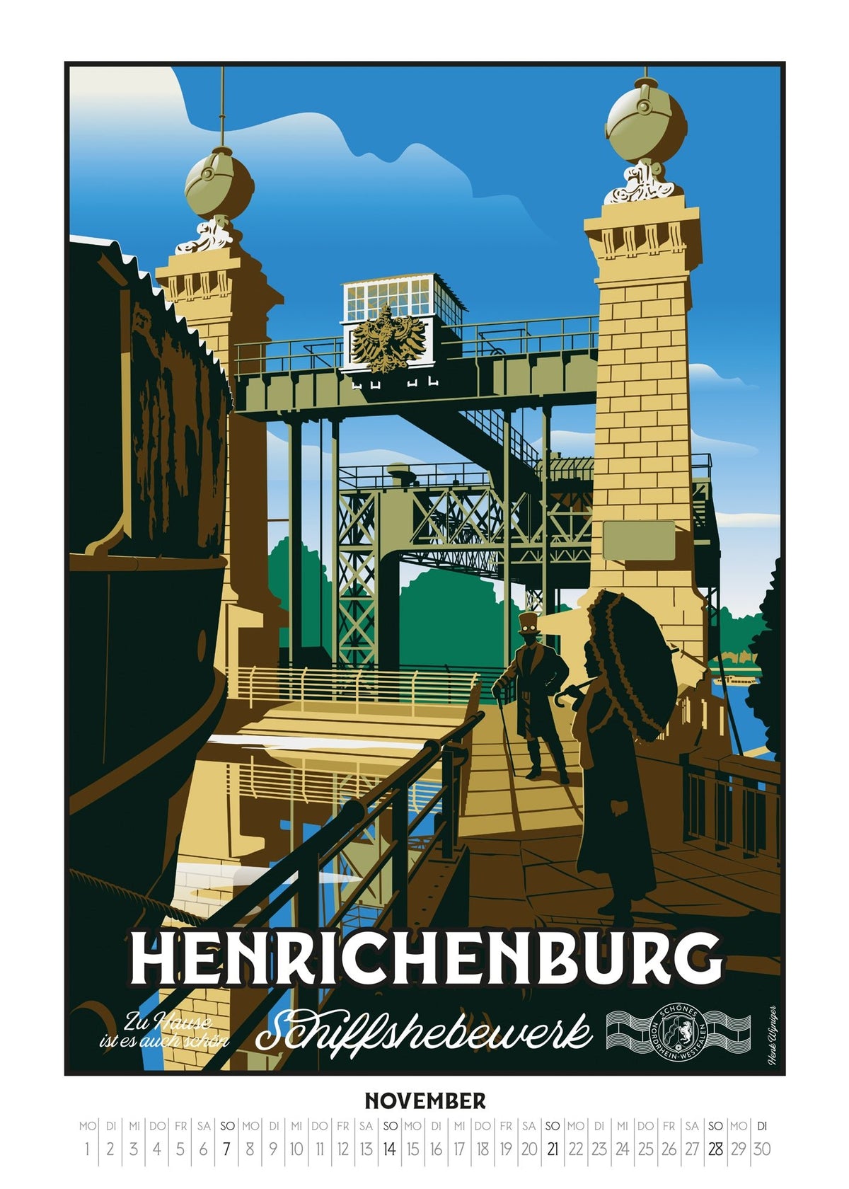 Metropole Ruhr Kalender 2027 - Zu Hause ist es auch schön