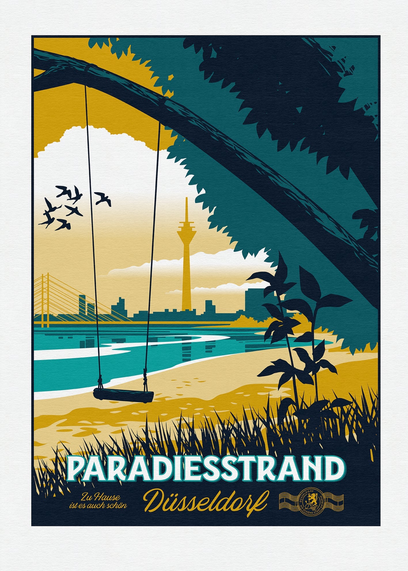 Paradiesstrand oder Düsseldorf - Zu Hause ist es auch schön