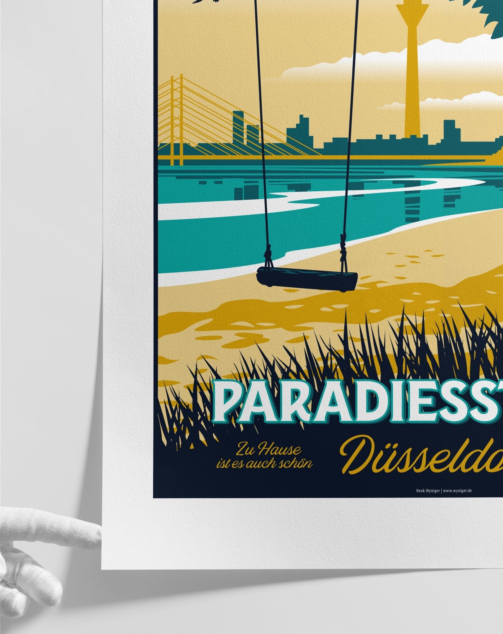 Paradiesstrand oder Düsseldorf - Zu Hause ist es auch schön