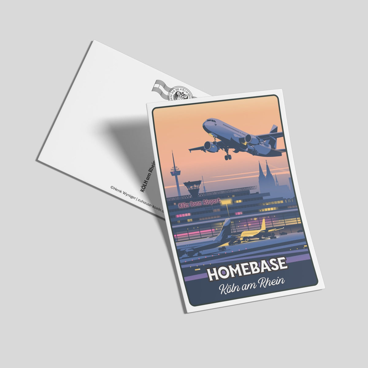 Postkarte Homebase - Zu Hause ist es auch schön