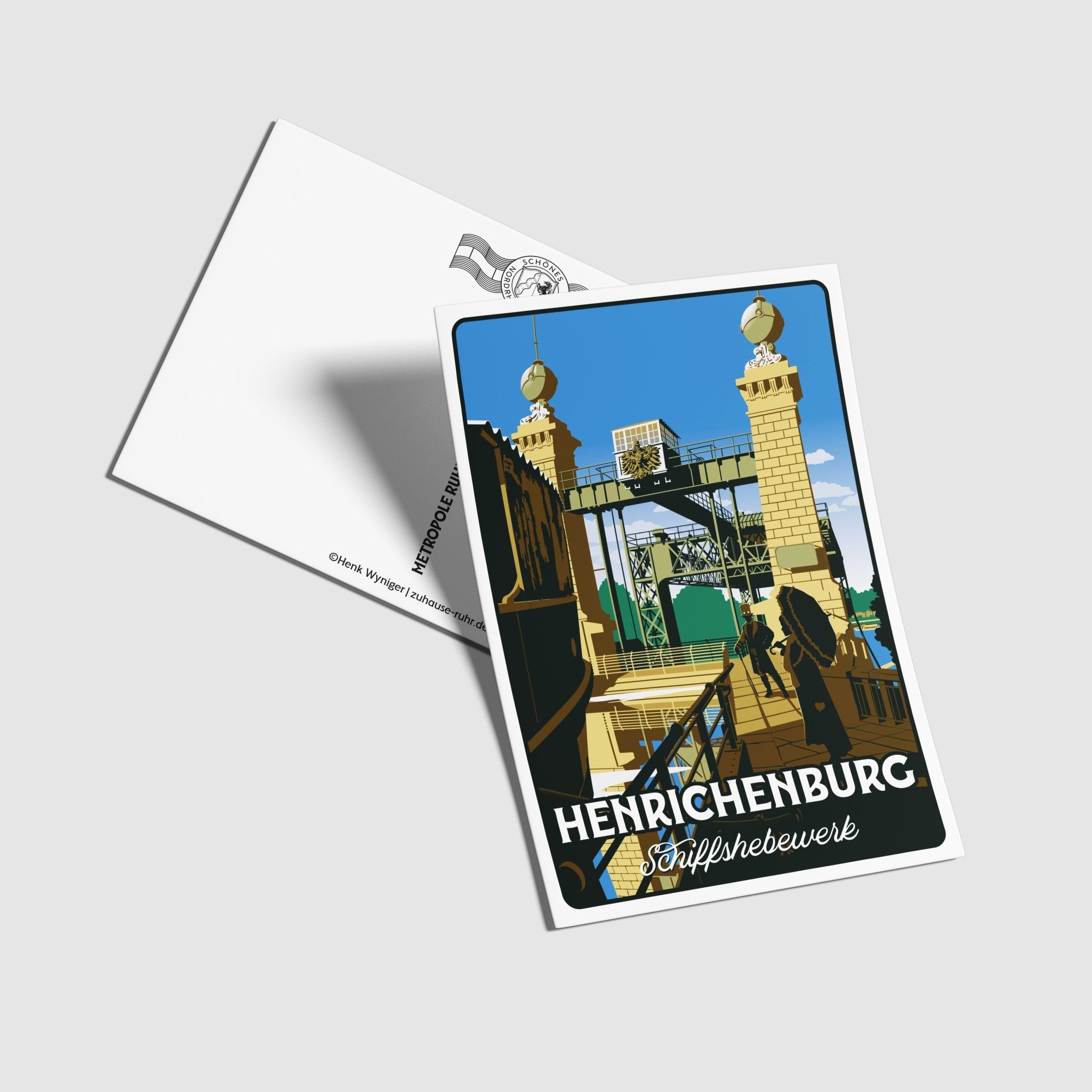 Postkarte Henrichenburg - Zu Hause ist es auch schön
