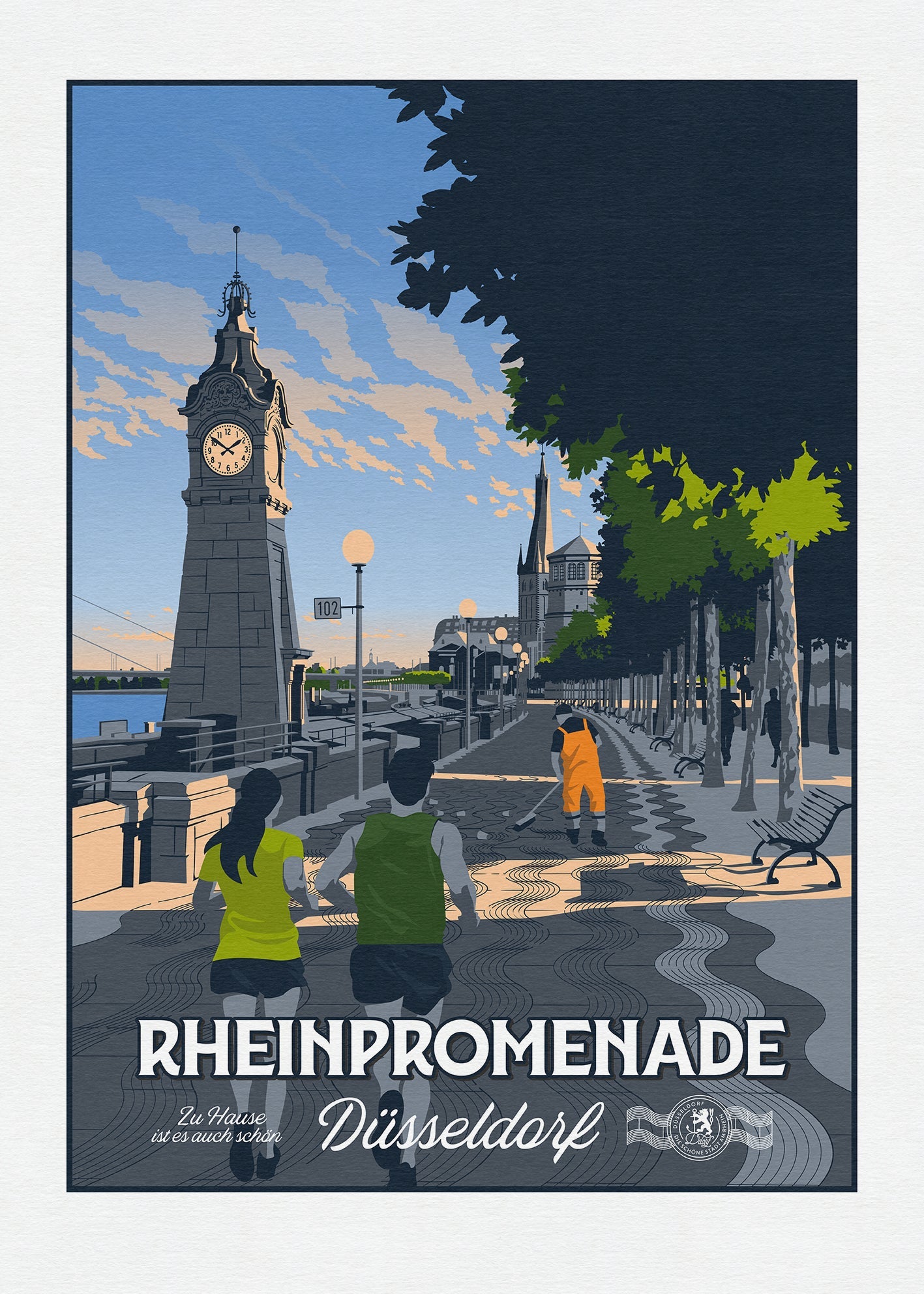 Rheinpromenade - Zu Hause ist es auch schön