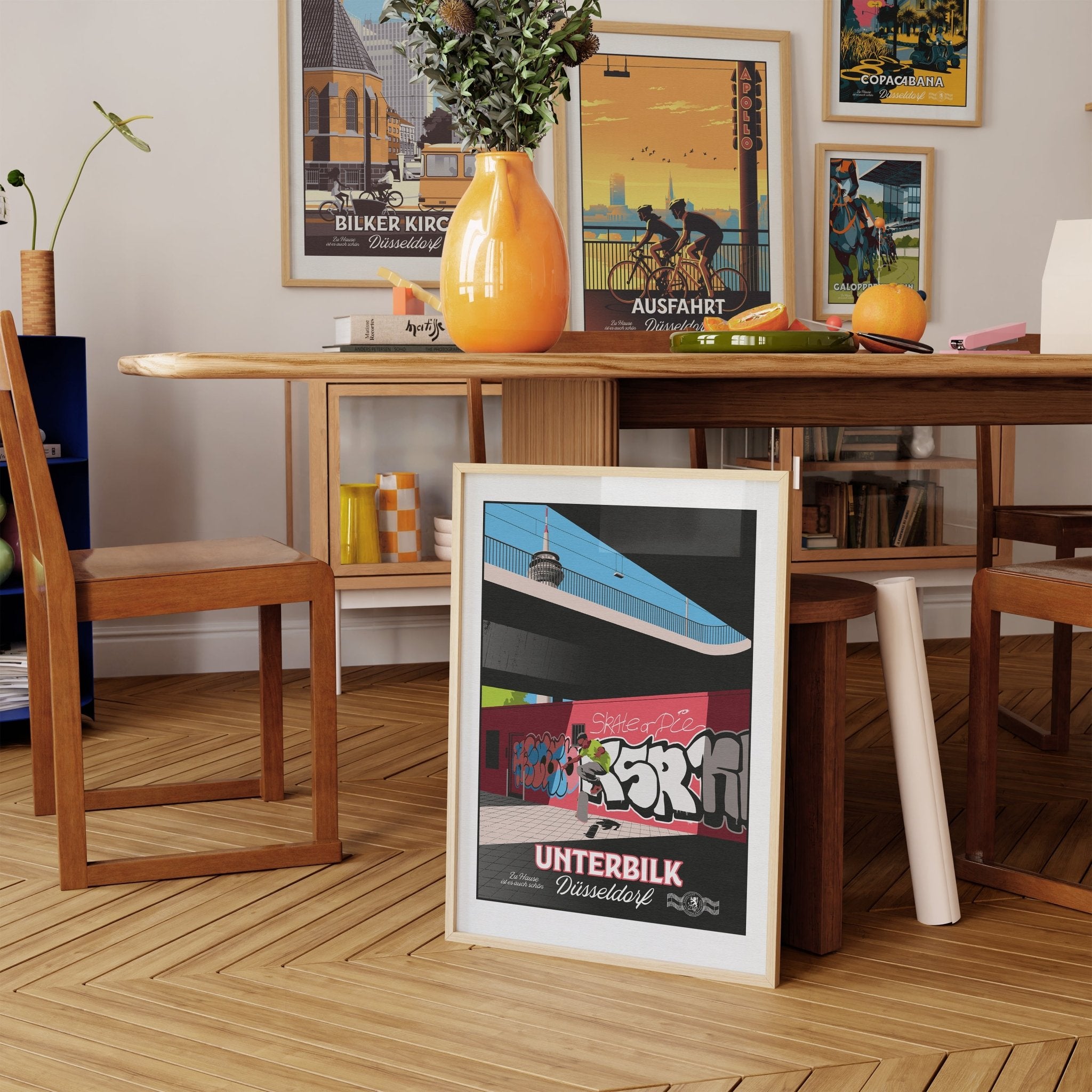 Unterbilk Kniebrücke - Zu Hause ist es auch schön