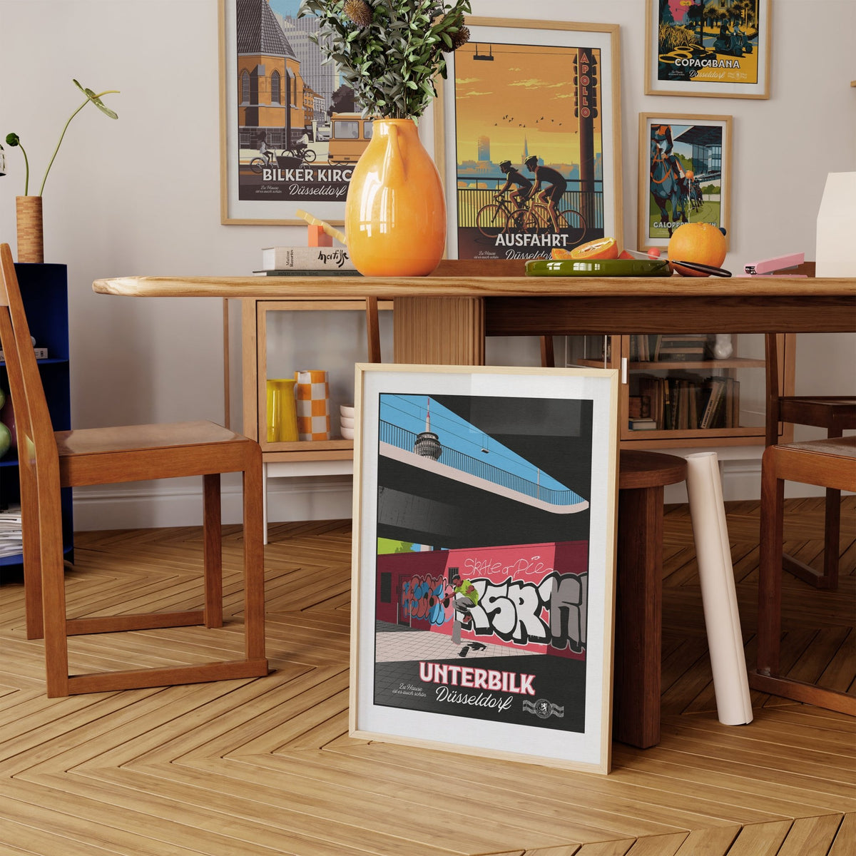 Unterbilk Kniebrücke - Zu Hause ist es auch schön