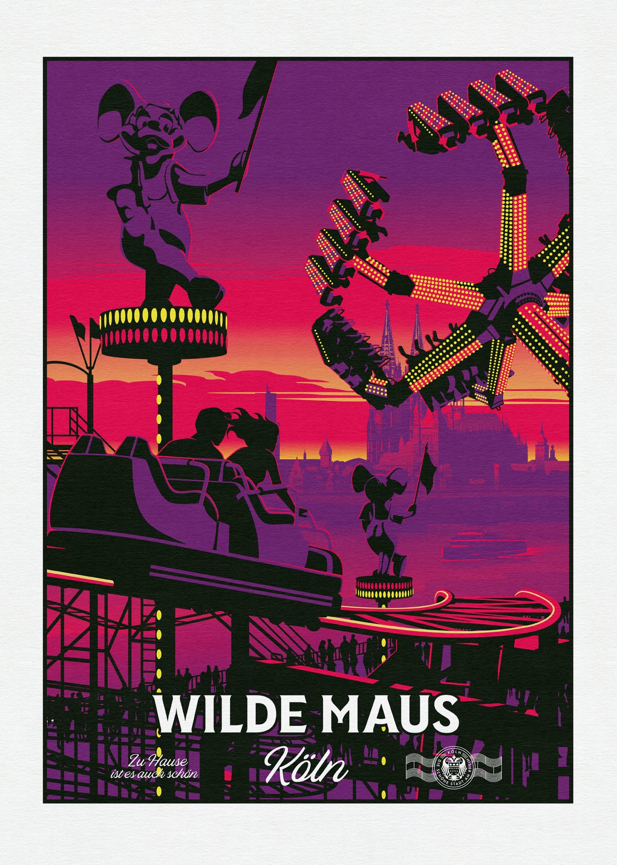 Deutzer Kirmes oder Wilde Maus - Zu Hause ist es auch schön